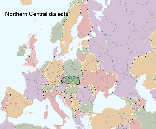 Northern Central dialects