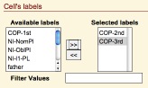 hierarchy label 2 selection