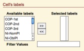 hierarchy data point selection