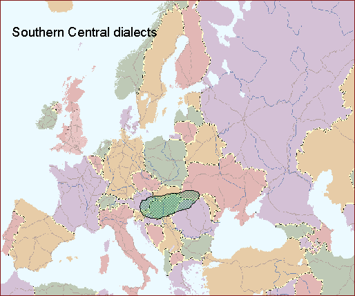 Southern Central dialects